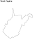 West Virginia State Blank Outline Map