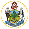 Image of the Maine state seal.