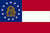 Official State Flag of Georgia.