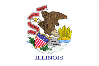 Official Illinois state flag.