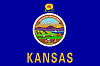 Official State Flag of Kansas.