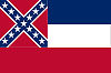 Official State Flag of Mississippi.