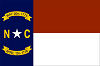 Official State Flag of North Carolina.