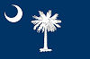 Official State Flag of South Carolina.