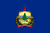 Official State Flag of Vermont.