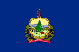 Official Vermont state flag.