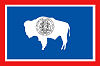 Official State Flag of Wyoming.