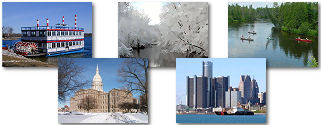 Michigan State collage of images.