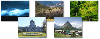 Montana State collage of images.