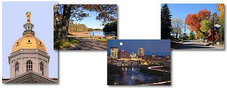 New Hampshire State collage of images.