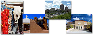 New Mexico State collage of images.