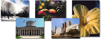 Ohio State collage of images.
