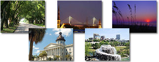 South Carolina State collage of images.