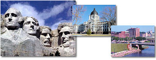 South Dakota State collage of images.