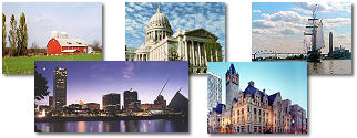 Wisconsin State collage of images.