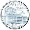 Commemorative state quarter of Kentucky.
