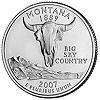 Commemorative state quarter of Montana.