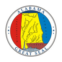 Official Alabama state seal.