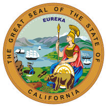 Official California state seal.