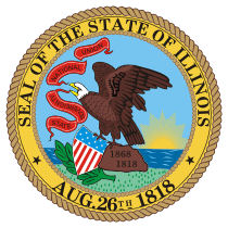 Official Illinois state seal.